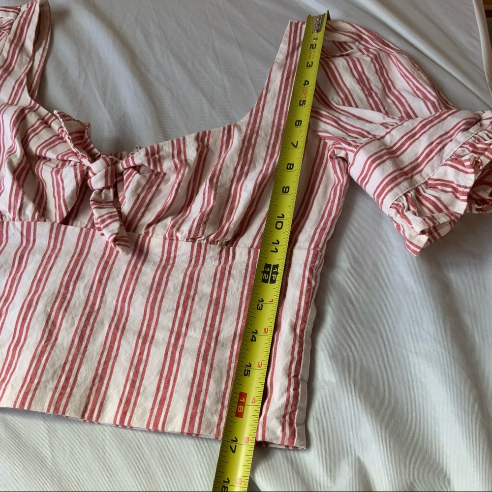 Stone Cold Fox Striped Sweet Heart Crop Top - Picture 13 of 13